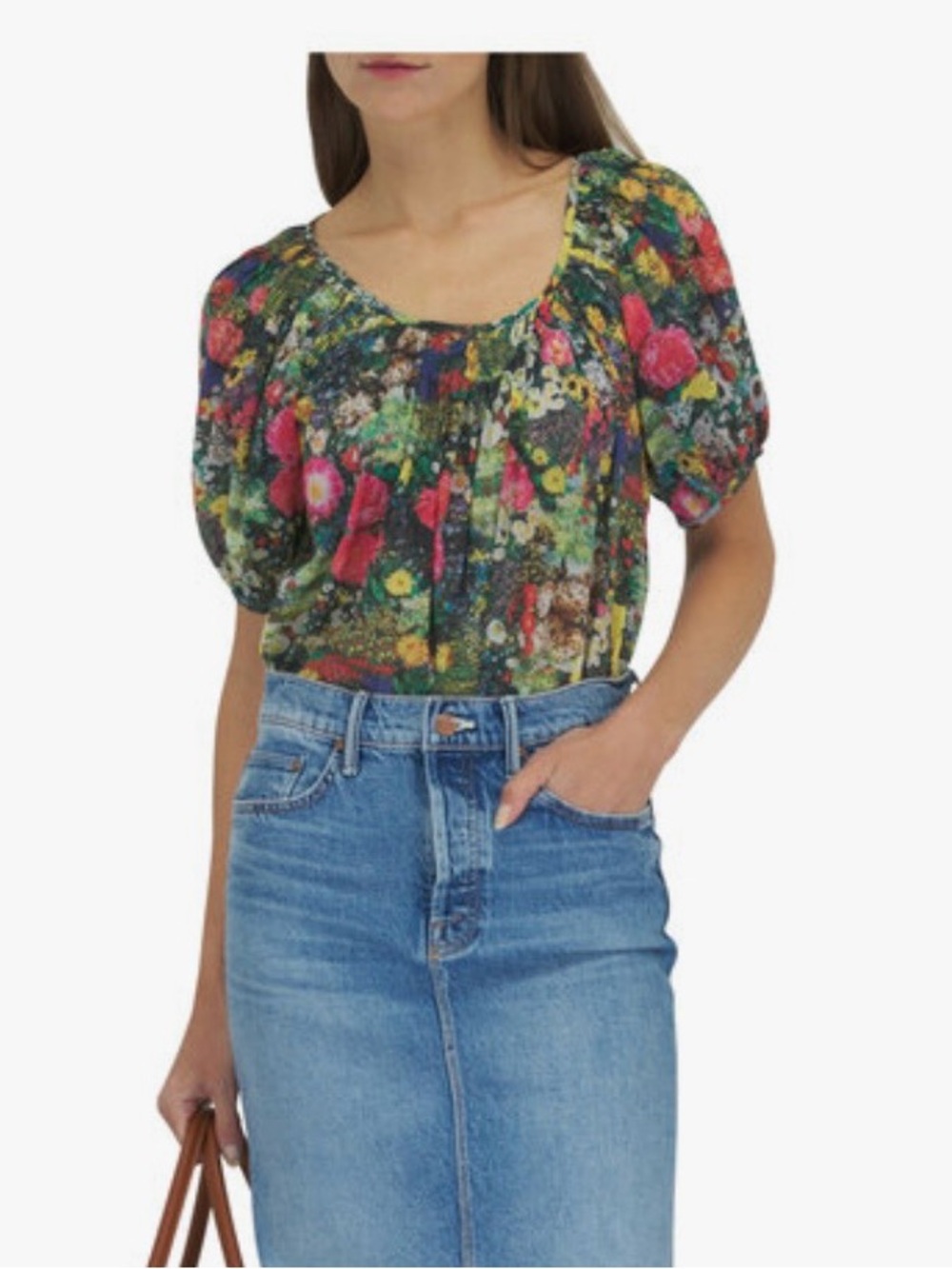 MOTHER The Garden Party - Pretty as a Picture Peasant Top